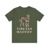 Tibetan Mastiff Lover Shirt, Vintage Dog Sketch Tee, Dog Lover Gift