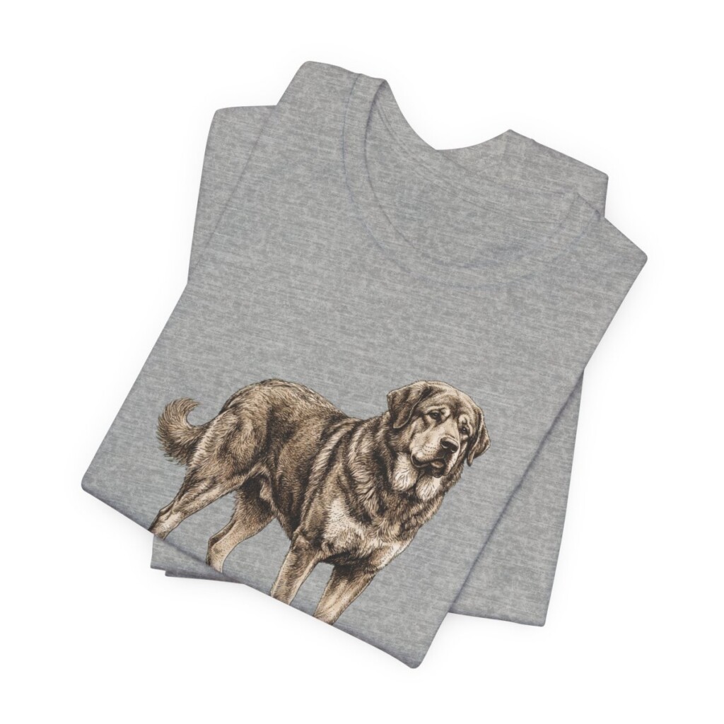 Tibetan Mastiff Lover Shirt, Vintage Dog Sketch Tee, Dog Lover Gift