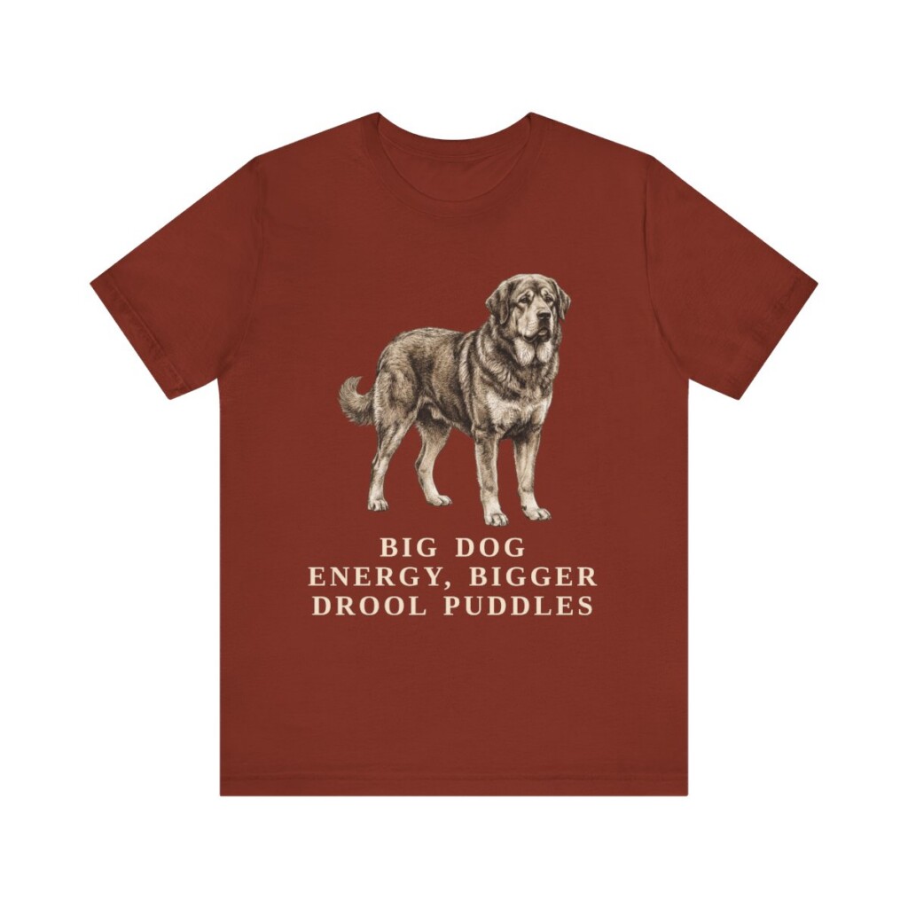 Tibetan Mastiff Humor Shirt, Vintage Dog Sketch Tee, Dog Humor Gift