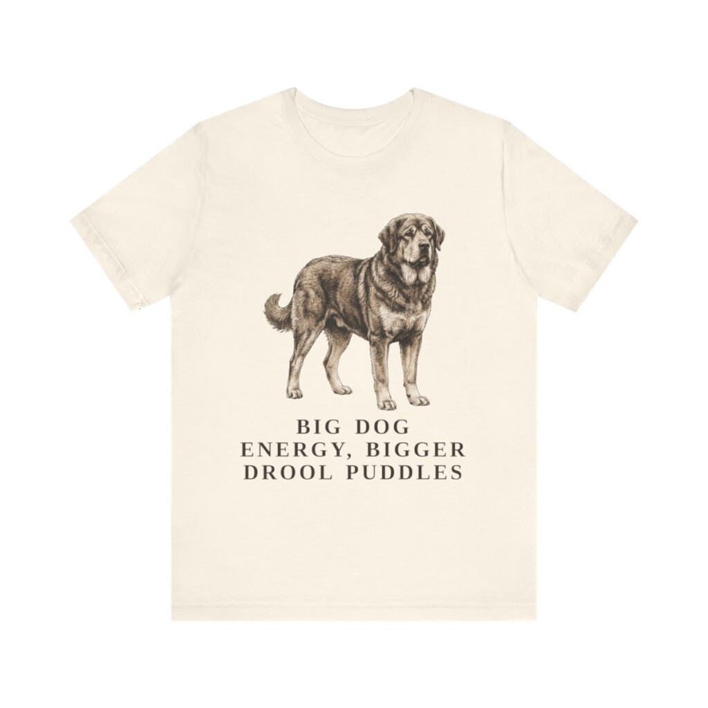 Tibetan Mastiff Humor Shirt, Vintage Dog Sketch Tee, Dog Humor Gift