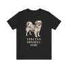 Tibetan Spaniel Dad Shirt, Vintage Dog Sketch Tee, Dog Dad Gift