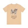 Tibetan Spaniel Dad Shirt, Vintage Dog Sketch Tee, Dog Dad Gift