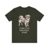 Tibetan Spaniel Dad Shirt, Vintage Dog Sketch Tee, Dog Dad Gift