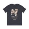 Tibetan Spaniel Dad Shirt, Vintage Dog Sketch Tee, Dog Dad Gift