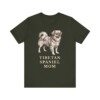Tibetan Spaniel Mom Shirt, Vintage Dog Sketch Tee, Dog Mom Gift