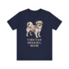Tibetan Spaniel Mom Shirt, Vintage Dog Sketch Tee, Dog Mom Gift