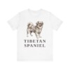 Tibetan Spaniel Lover Shirt, Vintage Dog Sketch Tee, Dog Lover Gift