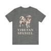 Tibetan Spaniel Lover Shirt, Vintage Dog Sketch Tee, Dog Lover Gift