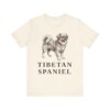 Tibetan Spaniel Lover Shirt, Vintage Dog Sketch Tee, Dog Lover Gift