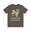 Tibetan Spaniel Lover Shirt, Vintage Dog Sketch Tee, Dog Lover Gift