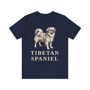 Tibetan Spaniel Lover Shirt, Vintage Dog Sketch Tee, Dog Lover Gift
