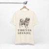 Tibetan Spaniel Lover Shirt, Vintage Dog Sketch Tee, Dog Lover Gift