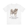 Tibetan Spaniel Humor Shirt, Vintage Dog Sketch Tee, Dog Humor Gift