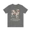 Tibetan Spaniel Humor Shirt, Vintage Dog Sketch Tee, Dog Humor Gift