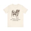Tibetan Spaniel Humor Shirt, Vintage Dog Sketch Tee, Dog Humor Gift