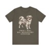 Tibetan Spaniel Humor Shirt, Vintage Dog Sketch Tee, Dog Humor Gift