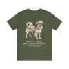 Tibetan Spaniel Humor Shirt, Vintage Dog Sketch Tee, Dog Humor Gift