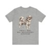 Tibetan Spaniel Humor Shirt, Vintage Dog Sketch Tee, Dog Humor Gift