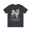 Tibetan Spaniel Humor Shirt, Vintage Dog Sketch Tee, Dog Humor Gift
