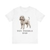 Toy Poodle Dad Shirt, Vintage Dog Sketch Tee, Dog Dad Gift