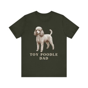 Toy Poodle Dad Shirt, Vintage Dog Sketch Tee, Dog Dad Gift