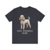 Toy Poodle Dad Shirt, Vintage Dog Sketch Tee, Dog Dad Gift