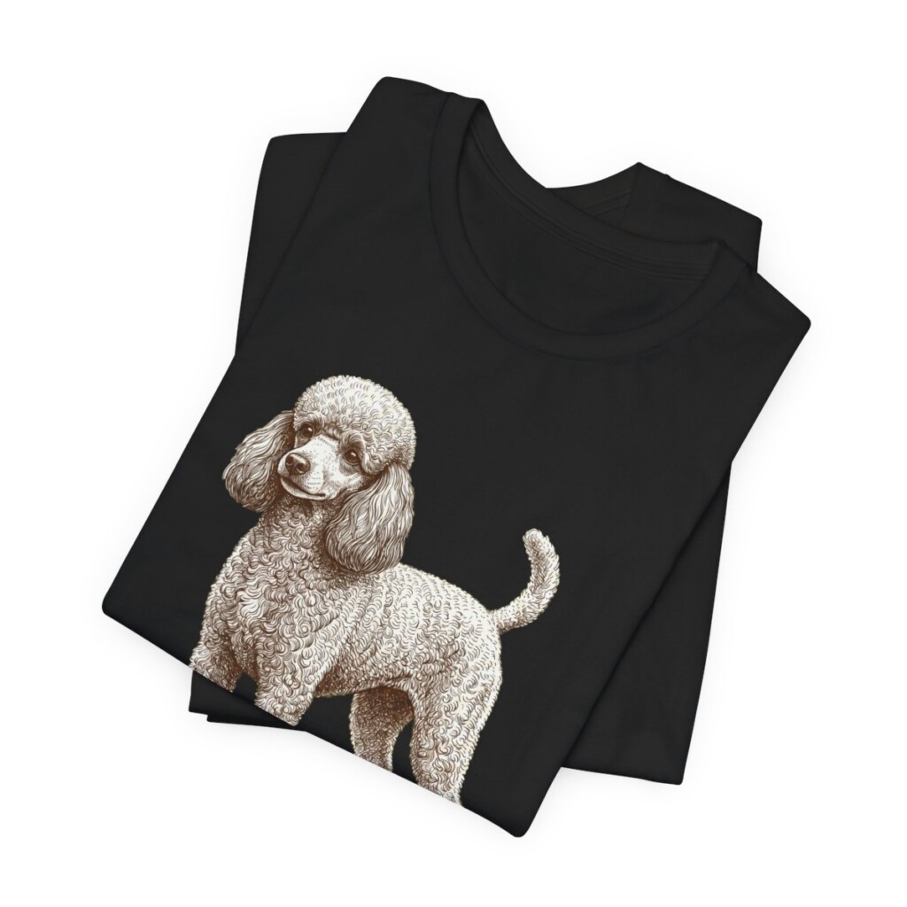 Toy Poodle Mom Shirt, Vintage Dog Sketch Tee, Dog Mom Gift