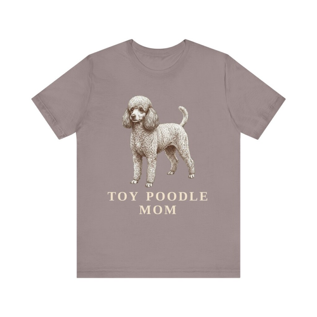 Toy Poodle Mom Shirt, Vintage Dog Sketch Tee, Dog Mom Gift