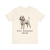 Toy Poodle Mom Shirt, Vintage Dog Sketch Tee, Dog Mom Gift