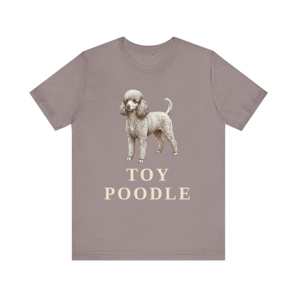 Toy Poodle Lover Shirt, Vintage Dog Sketch Tee, Dog Lover Gift