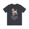 Toy Poodle Humor Shirt, Vintage Dog Sketch Tee, Dog Humor Gift