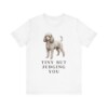 Toy Poodle Humor Shirt, Vintage Dog Sketch Tee, Dog Humor Gift