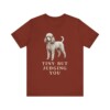 Toy Poodle Humor Shirt, Vintage Dog Sketch Tee, Dog Humor Gift