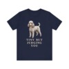 Toy Poodle Humor Shirt, Vintage Dog Sketch Tee, Dog Humor Gift