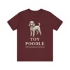 Toy Poodle Latin Shirt, Vintage Dog Sketch Tee, Dog Latin Gift