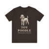 Toy Poodle Latin Shirt, Vintage Dog Sketch Tee, Dog Latin Gift