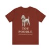 Toy Poodle Latin Shirt, Vintage Dog Sketch Tee, Dog Latin Gift