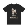 Toy Poodle Latin Shirt, Vintage Dog Sketch Tee, Dog Latin Gift