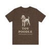 Toy Poodle Latin Shirt, Vintage Dog Sketch Tee, Dog Latin Gift