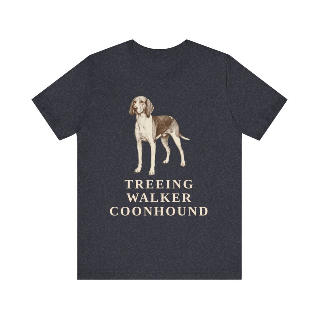 Treeing Walker Coonhound Lover Shirt, Vintage Dog Sketch Tee, Dog Lover Gift