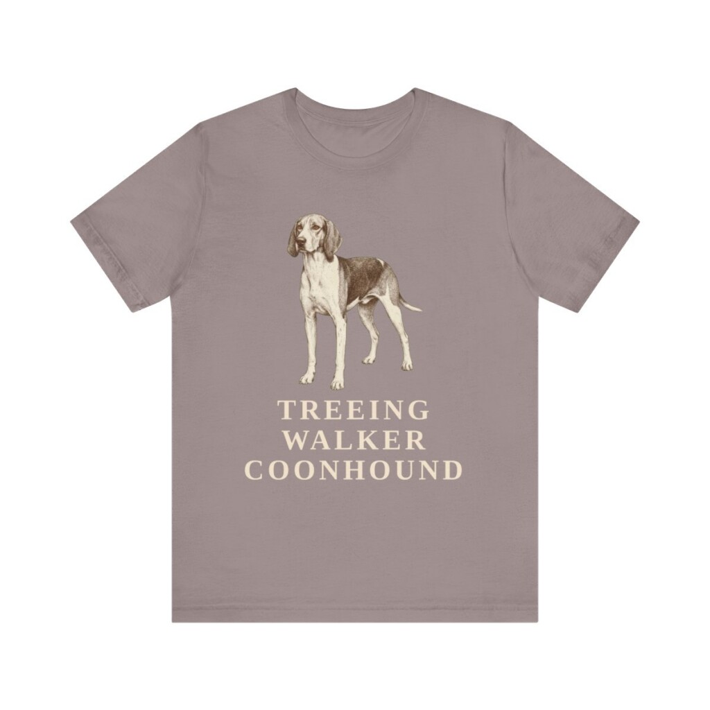 Treeing Walker Coonhound Lover Shirt, Vintage Dog Sketch Tee, Dog Lover Gift
