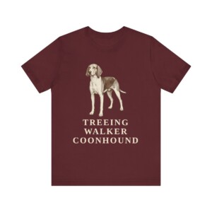 Treeing Walker Coonhound Lover Shirt, Vintage Dog Sketch Tee, Dog Lover Gift