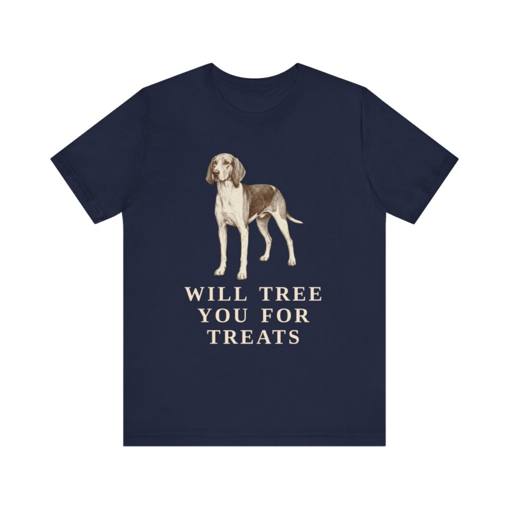 Treeing Walker Coonhound Humor Shirt, Vintage Dog Sketch Tee, Dog Humor Gift