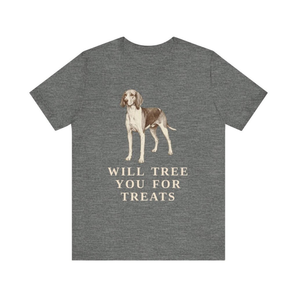 Treeing Walker Coonhound Humor Shirt, Vintage Dog Sketch Tee, Dog Humor Gift