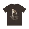 Treeing Walker Coonhound Humor Shirt, Vintage Dog Sketch Tee, Dog Humor Gift