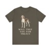 Treeing Walker Coonhound Humor Shirt, Vintage Dog Sketch Tee, Dog Humor Gift