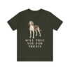 Treeing Walker Coonhound Humor Shirt, Vintage Dog Sketch Tee, Dog Humor Gift