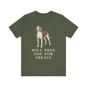 Treeing Walker Coonhound Humor Shirt, Vintage Dog Sketch Tee, Dog Humor Gift