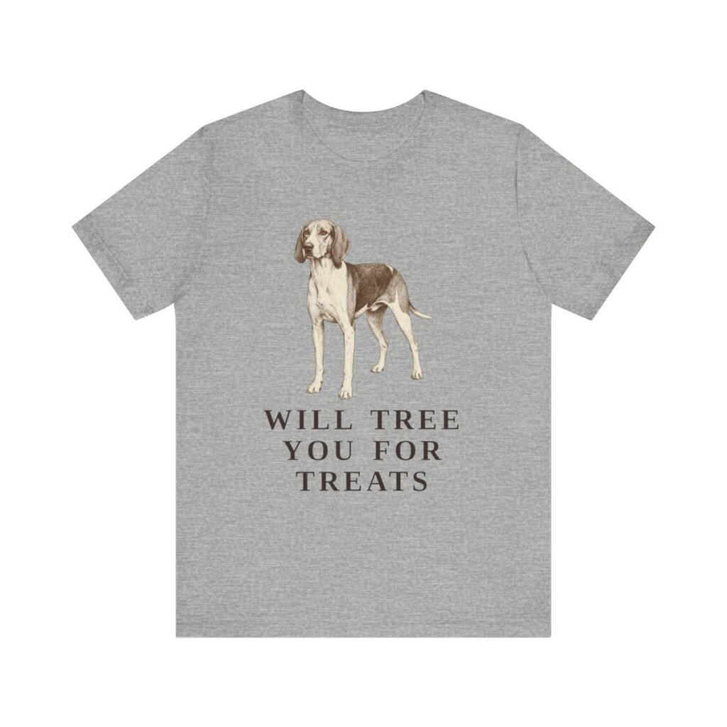 Treeing Walker Coonhound Humor Shirt, Vintage Dog Sketch Tee, Dog Humor Gift