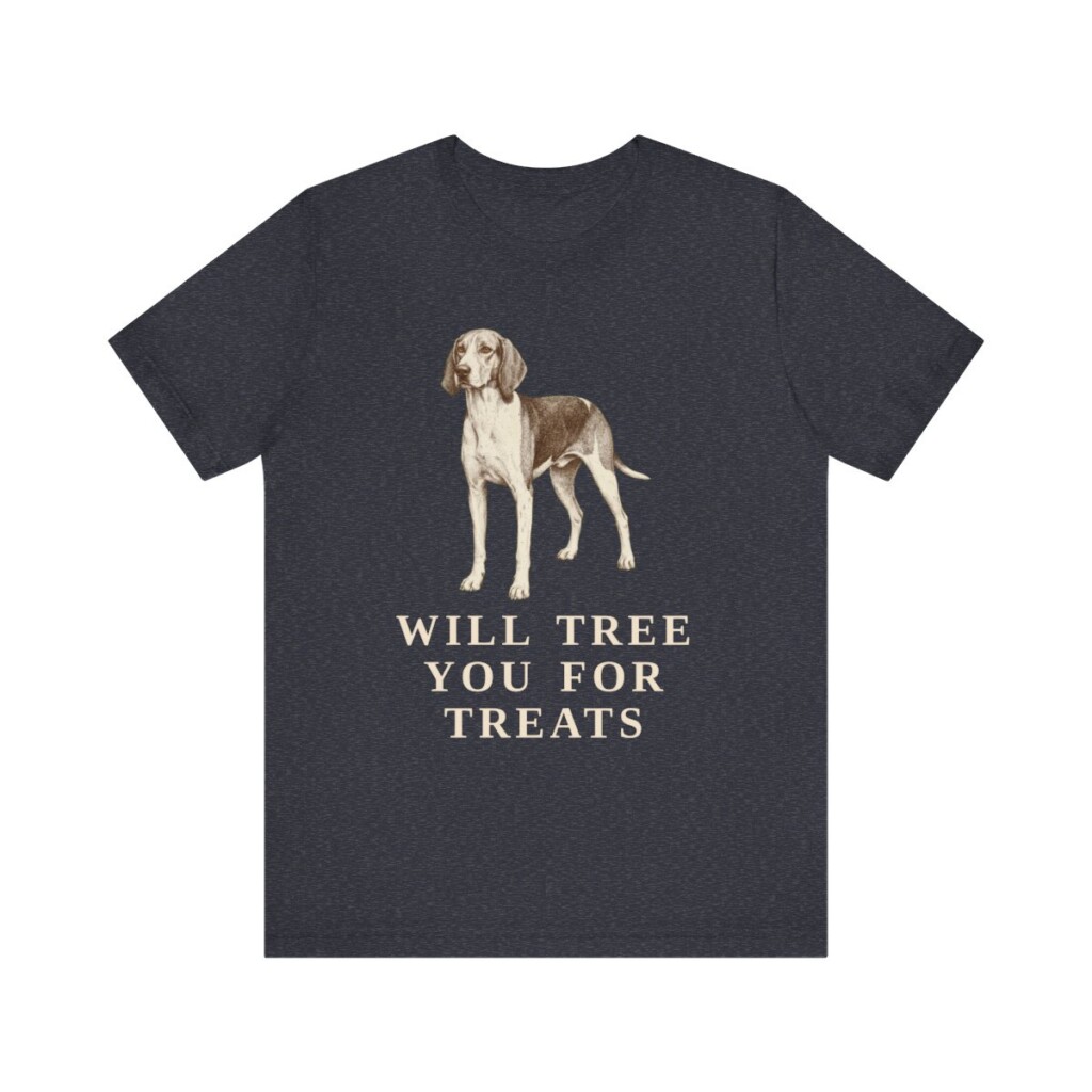 Treeing Walker Coonhound Humor Shirt, Vintage Dog Sketch Tee, Dog Humor Gift